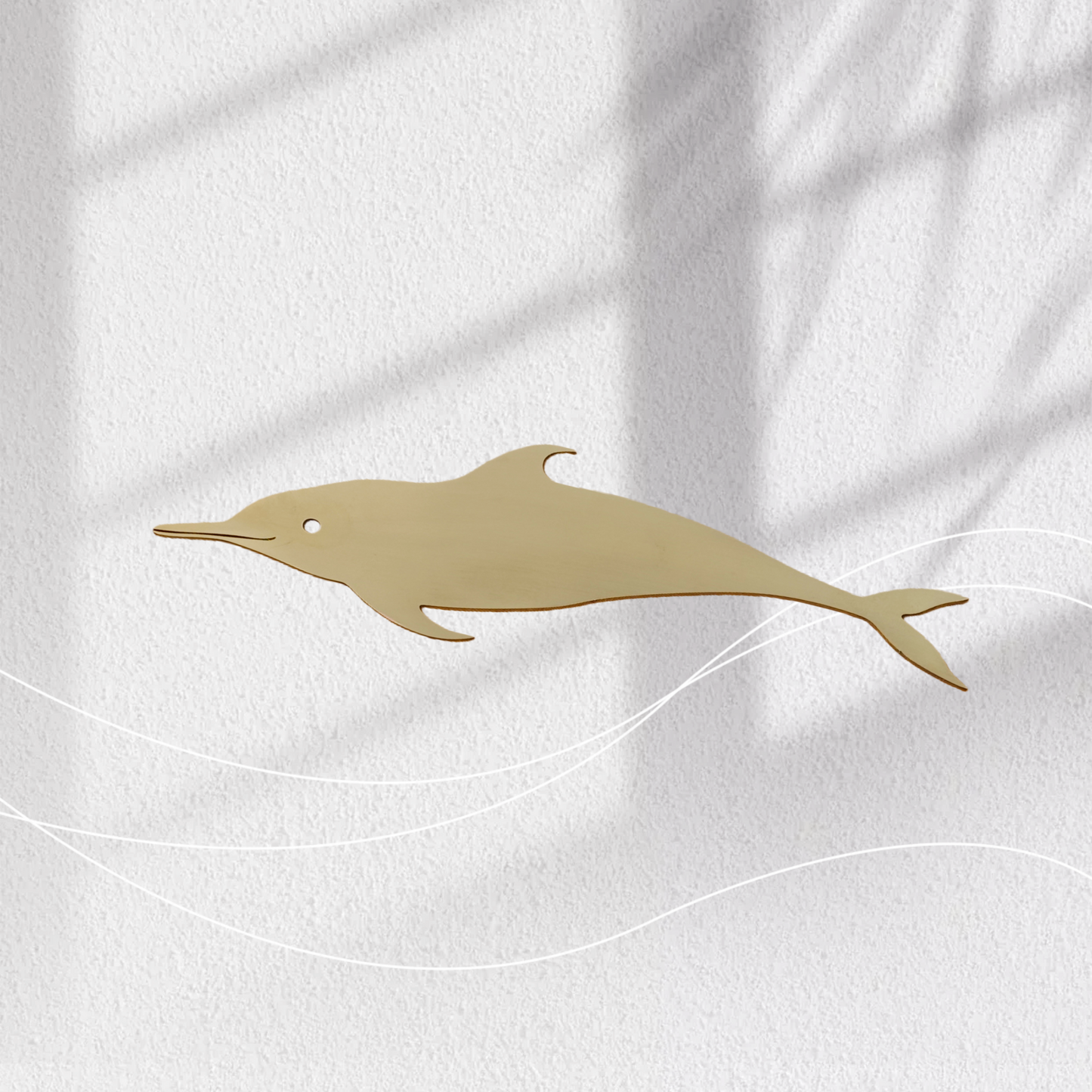 Copper Dolphin Wall Art