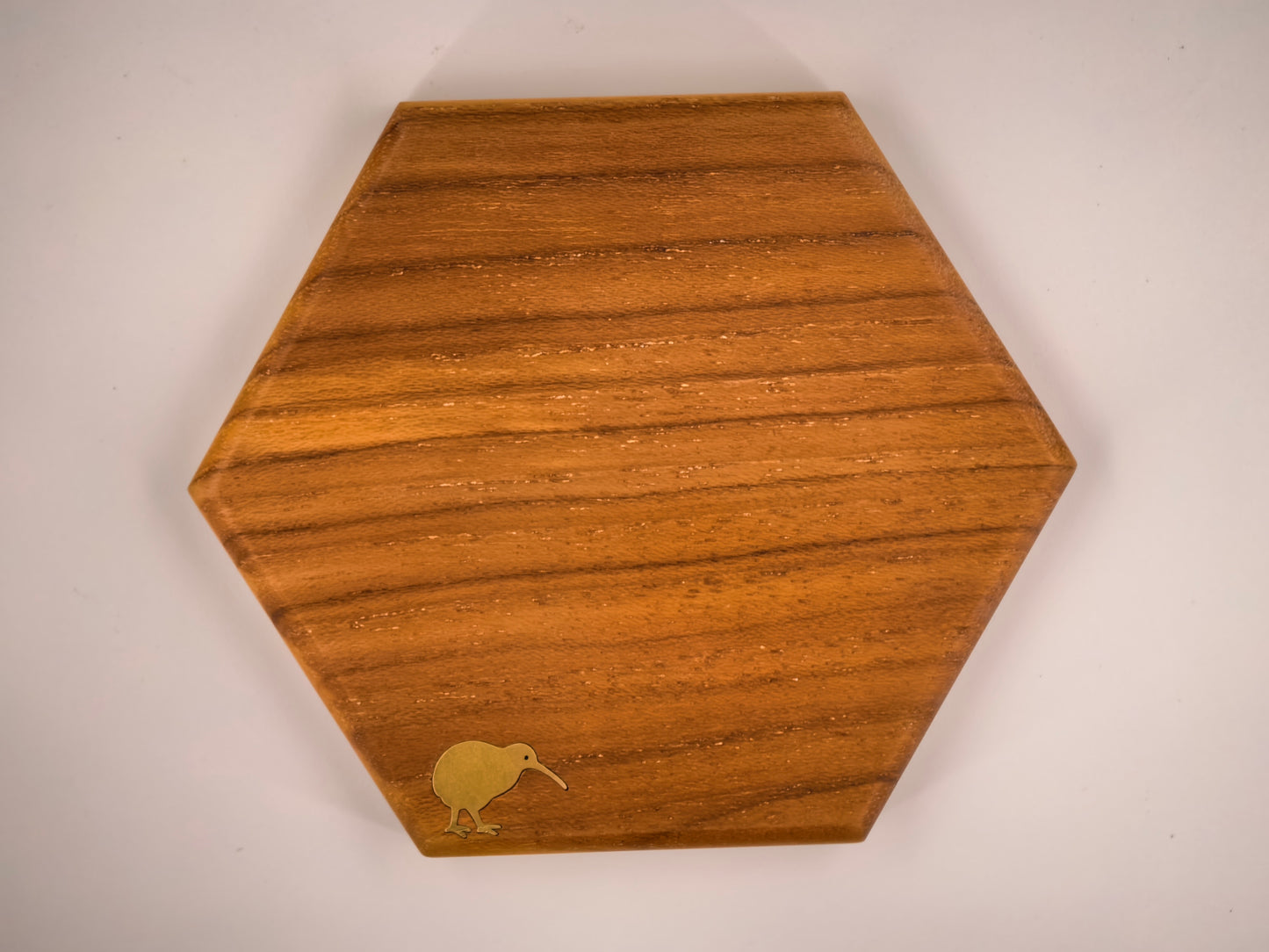 Hexagon Wooden Coaster – KIWI