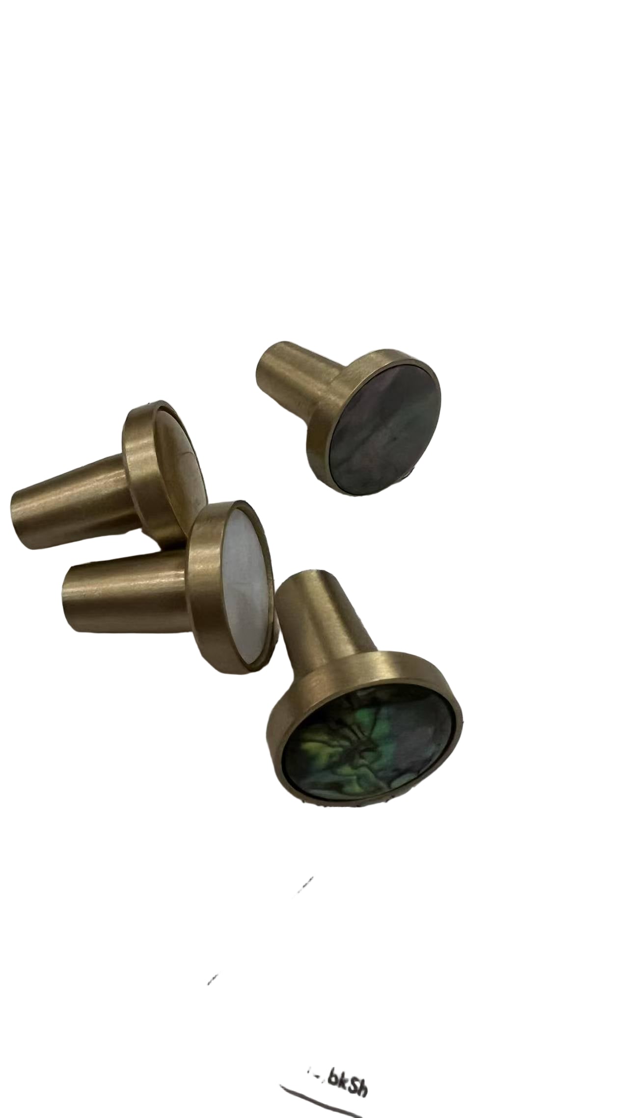 Shell Inlay Copper Knobs